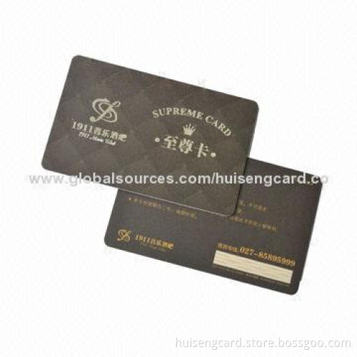 PVC cards, measures 85.5*54*0.82mm